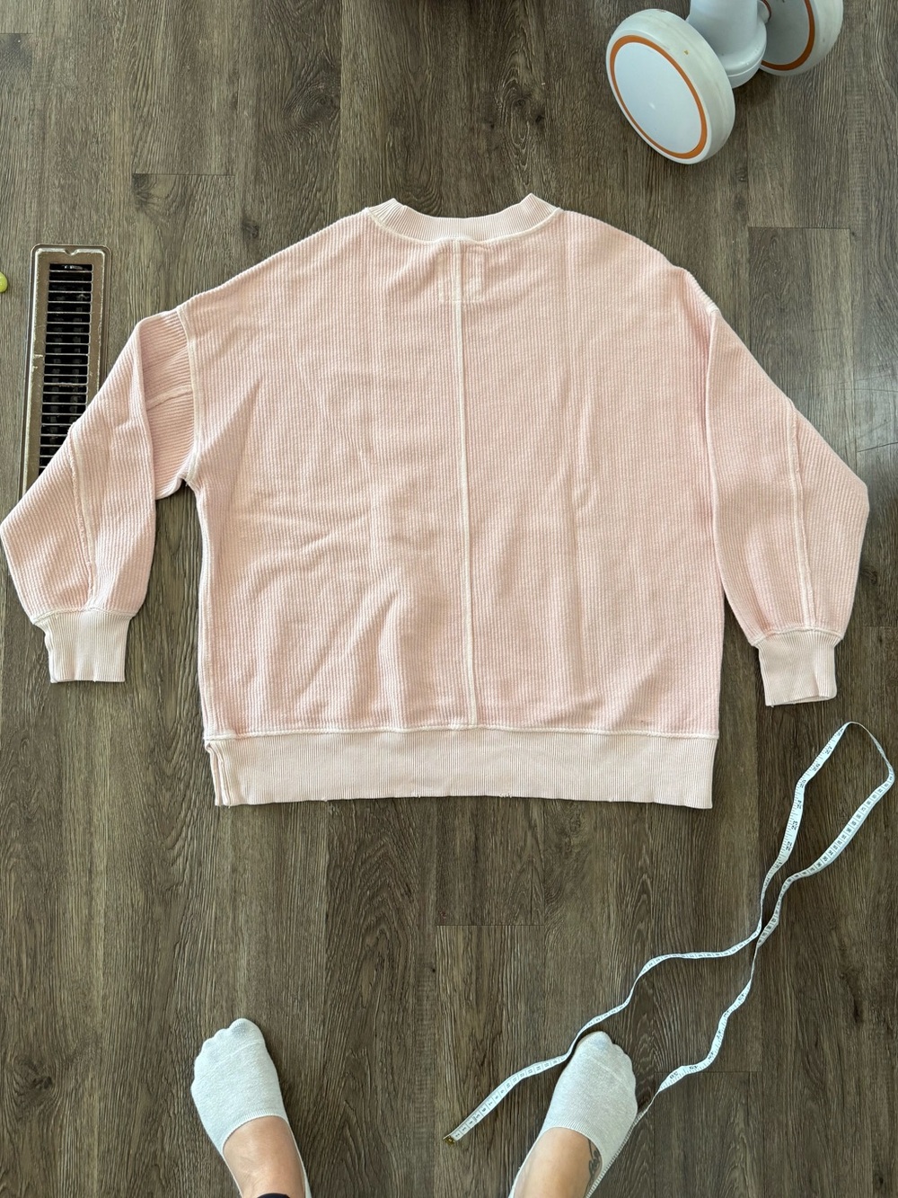 aerie Light Pink Crewneck Pullover Sweater - Picture 5 of 5